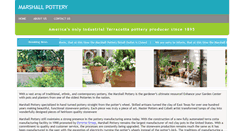 Desktop Screenshot of marshallpottery.com